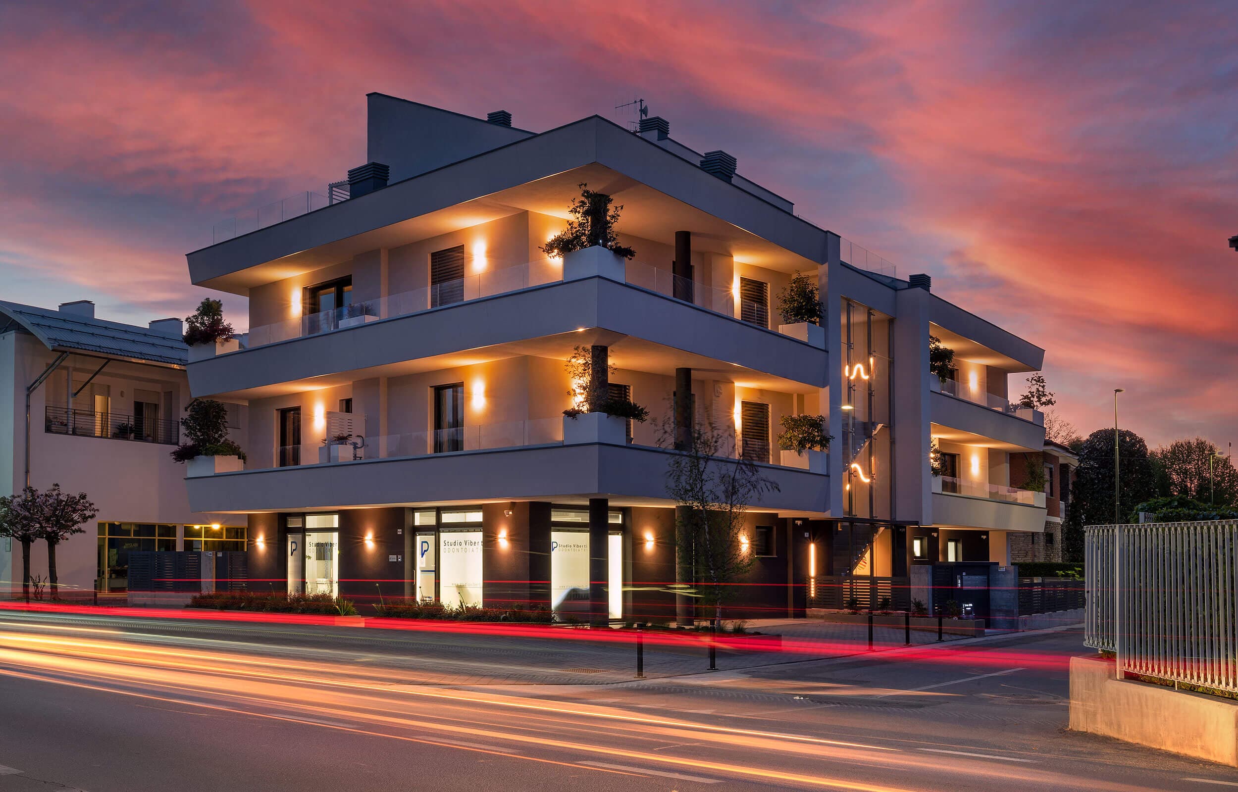 Casa Gea Alba Cielo al tramonto